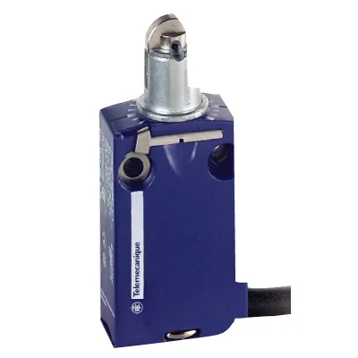 Telemechanique Sensors Positionsschalter XCMD2102L1 | Rollenstößel Metallrolle | 1m Kabel | IP66/IP67 | Miniatur