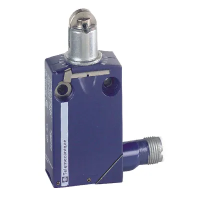 Telemechanique Sensors Positionsschalter XCMD2102M12 | Metallgehäuse | Rollenstößel | M12 | IP66/IP67 | Miniatur