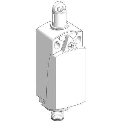 Telemechanique Sensors Positionsschalter XCKP2102M12 | Rollenstößel gerade | M12 Anschluss | IP66/IP67 | 65x31x30mm