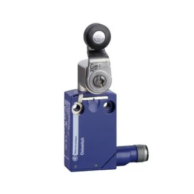 Schneider Electric Positionsschalter XCMD2115M12 | Rollenhebel Metall | M12 Stecker | IP66/IP67 | Zwangsöffnung