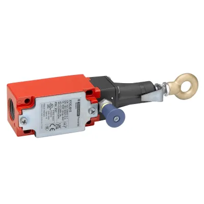 Schneider Electric Seilzug-Notschalter XY2CJS17H29 | 2NC M20 | IP67/IP69K | Seillänge 20m | Metall/Kunststoff | rot