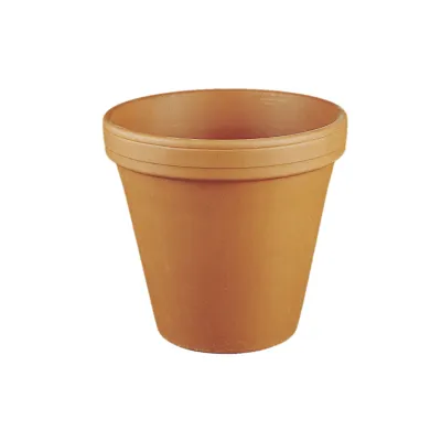 Ton Blumentopf Ø24cm natur