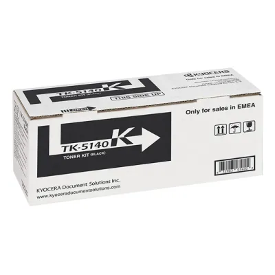 Kyocera Toner TK-5140K Schwarz | Original Lasertoner | Bis 7.000 Seiten | Für Kyocera M6030cdn, M6530cdn, P6130cdn