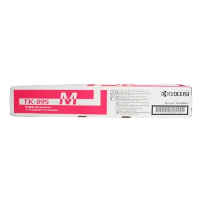 Kyocera Toner TK-895M | Lasertoner Magenta | Original | ca. 6.000 Seiten | für FS-C8020MFP, FS-C8025MFP