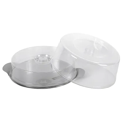 Tortenplatte m.2 Hauben 7+10cm