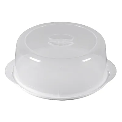 My Basics Tortenplatte mit Haube | Ø 35 cm | Höhe 12 cm | Polypropylen | temperaturbeständig | weiß