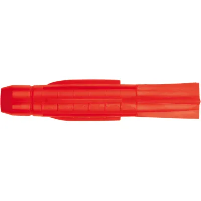 TOX Allzweckdübel Tri 6/36 KT | Universaldübel | 6 mm Bohrloch | 36 mm Länge | Kunststoff | für Gasbeton | 100 Stück