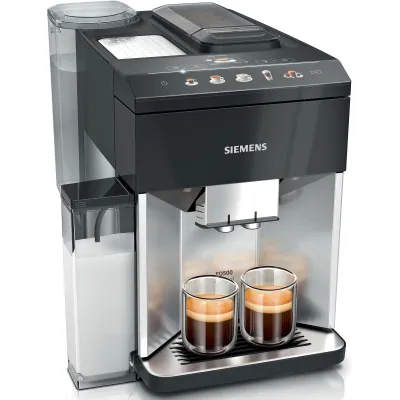 SIEMENS Kaffeevollautomat EQ.500 integral TQ517D03 | 10 Spezialitäten | Milchaufschäumer | Keramikmahlwerk