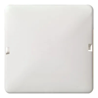 Schneider Electric Elso Blindabdeckung 503014 | 1-fach rastbar | Aufputz | Thermoplast | IP20 | RAL 9010 reinweiß