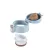 Bild: Emsa Isolierbecher N21518 Travel Mug Light | Thermobecher 0,4L Edelstahl | auslaufsicher | Einhandbedienung | eisblau