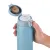 Bild: Emsa Isolierbecher N21518 Travel Mug Light | Thermobecher 0,4L Edelstahl | auslaufsicher | Einhandbedienung | eisblau