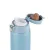 Bild: Emsa Isolierbecher N21518 Travel Mug Light | Thermobecher 0,4L Edelstahl | auslaufsicher | Einhandbedienung | eisblau
