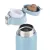 Bild: Emsa Isolierbecher N21518 Travel Mug Light | Thermobecher 0,4L Edelstahl | auslaufsicher | Einhandbedienung | eisblau