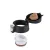 Bild: Emsa Isolierbecher N21517 Travel Mug Light | Thermobecher 0,4L | Edelstahl matt | auslaufsicher | leicht | Schwarz