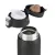 Bild: Emsa Isolierbecher N21517 Travel Mug Light | Thermobecher 0,4L | Edelstahl matt | auslaufsicher | leicht | Schwarz