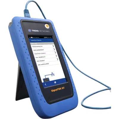 TREND Networks SignalTEK QT 10G R166002 Netzwerktester | 10-Gigabit Kupfer | PoE-Test | Multigigabit | LAN Testgerät