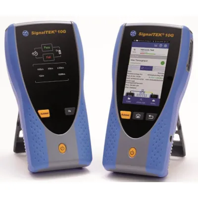 TREND Networks SignalTEK 10G CT Netzwerktester | Ethernet Tester bis 10 Gbit/s | PoE++ | Touchscreen