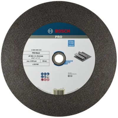 Bosch Trennscheibe 2608600543 Expert for Metal | Ø 355 mm | 25,4 mm Bohrung | 2,8 mm Stärke | für Metall