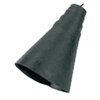 TRIAX Dichtungsmanschette DAB 48 | Dachdurchführungsdichtung Antennenbau | für Maste Ø 40-60 mm | Gummi | schwarz