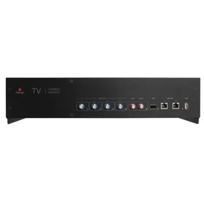TRIAX Kompakt-Kopfstelle TDcH 16S | 16x DVB-S2X auf QAM/COFDM | 4 Sat-Eingänge | 16 Tuner | Remote-Zugriff