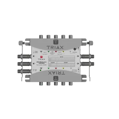 TRIAX Multischalter TdSCR 504 | 4 Teilnehmer | 5 Eingänge | Unicable SCR/dSCR | kaskadierbar | DVB-T2/UKW