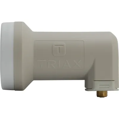 TRIAX Single LNB TSI 100 Gold | Universal 1 Ausgang | Multischalter integriert | 40mm Feedaufnahme | grau