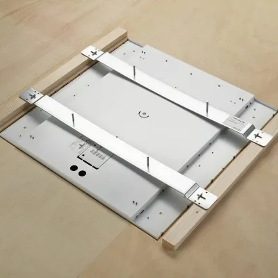 TRILUX Befestigungssatz ArimoS MRX ZBB/1 6361000 | Einbauzubehör für LED-Leuchten M73/M84 Creavo M84 | Stahl | weiß
