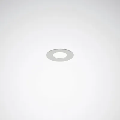 TRILUX LED Einbau-Downlight Aviella C01 | 7,3W | 450lm | 3000K | rund | IP44 | Aluminium weiß | Ø93mm | Einbaustrahler
