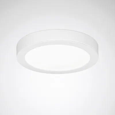 TRILUX LED-Deckenleuchte Aviella D09 #7957851 | 30W 2750lm 4000K | DALI dimmbar | Ø300mm Aluminium weiß
