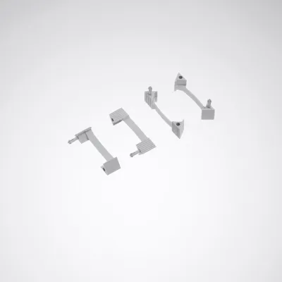 TRILUX Diebstahlsicherung ZBATL2 6923300 | Befestigungssatz für LED-Feuchtraum-Anbauleuchte | 35x16x10 mm | Zubehör