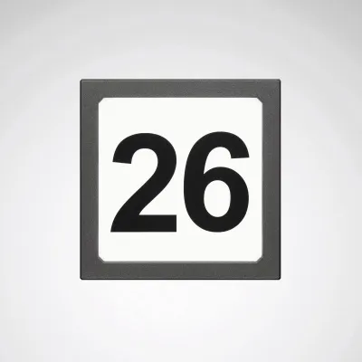 TRILUX Hausnummernbeschriftung Hausnummer #7258500