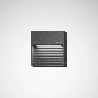 TRILUX LED-Wandleuchte Invego Square W1 7387950 | 5W 24V | 187lm | 3000K warmweiß | IP65 | Aluminium anthrazit
