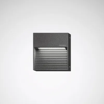 TRILUX LED-Wandleuchte Invego Square W1 7387950 | 5W 24V | 187lm | 3000K warmweiß | IP65 | Aluminium anthrazit