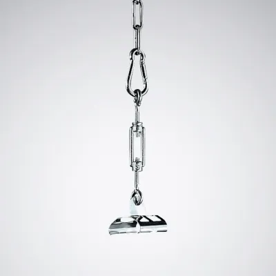 Trilux Kettenaufhängung A01KX/1500 2230100 | Spannschloss & Klammer | 1500 mm Länge | Edelstahl | Zubehör für E-Line