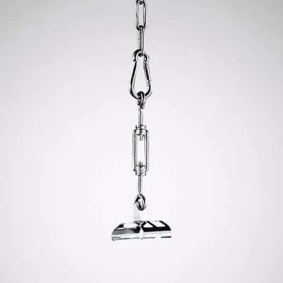 Trilux Kettenaufhängung A01KX/1500 2230100 | Spannschloss & Klammer | 1500 mm Länge | Edelstahl | Zubehör für E-Line