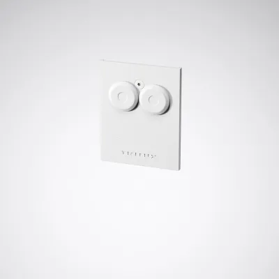 TRILUX Endkappe YNS DH ZKS 7x8 St-Esp 01 | Kopfstück Aluminium | mit Einspeisemöglichkeit | 14x67x86 mm | weiß RAL 9016
