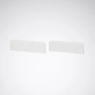 TRILUX Kopfstücke für Creavo Einzelleuchten ZKS 01 7772400 | Endkappen Lichtband | 2 Stück | weiß | Kunststoff