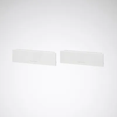 TRILUX Kopfstücke für Creavo Einzelleuchten ZKS 01 7772400 | Endkappen Lichtband | 2 Stück | weiß | Kunststoff