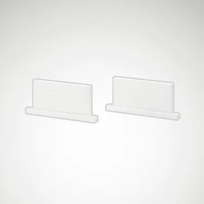 TRILUX Kopfstücke SFlow C ZKS-H 01 | 7513300 | Zubehör für Solvan Flow | Abdeckung PMMA | weiß | 14x100x70 mm