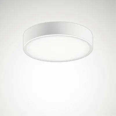 TRILUX LED Anbau-Downlight Onplana D09 #6459140 | 23W 3000lm | 3000K warmweiß | Ø316mm | Alu weiß | IP40 | nicht dimmbar