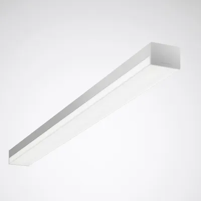 TRILUX LED-Anbauleuchte SFlow D1-L 7355951 | 3700 lm | 29W | 3000K warmweiß | DALI | Bildschirmtauglich | Alu silber