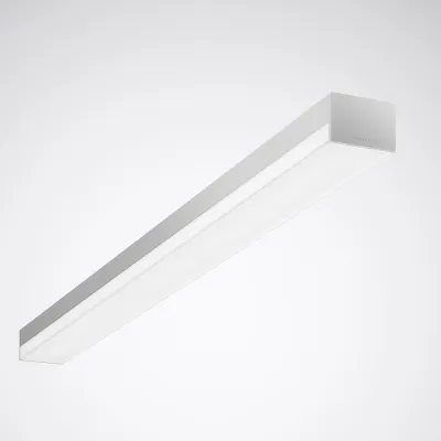 TRILUX LED-Anbauleuchte SFlow D1-L 7355951 | 3700 lm | 29W | 3000K warmweiß | DALI | Bildschirmtauglich | Alu silber