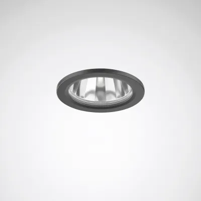 TRILUX LED-Downlight Inveria C 150 | 24W | 2200lm | 3000K warmweiß | DALI dimmbar | IP65 | schwarz