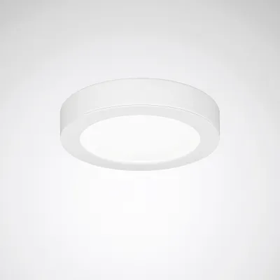 TRILUX LED-Deckenanbauleuchte Aviella D07 OA | rund Ø240mm | 24W | 2000lm | 4000K neutralweiß | Aluminium weiß