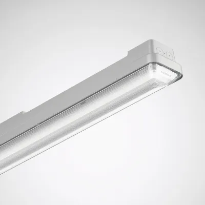 TRILUX AragF 15 P-W 64-840 ET PC 7409340 | LED-Feuchtraumleuchte 41W 6500lm 4000K IP66 IK08 | 1552mm | grau