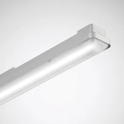 TRILUX LED-Feuchtraumleuchte OleveonF 7119740 | IP66 | 28W 4000lm 4000K | 1257mm | neutralweiß | grau | HACCP geeignet