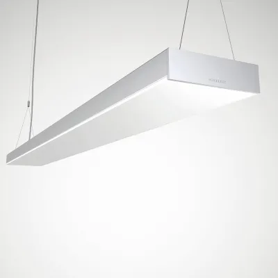 TRILUX LED-Pendelleuchte Opendo H2-L 7765940 | Lichtbandleuchte 52W 6100lm 3000K | UGR<19 | 1408x160mm | Aluminium