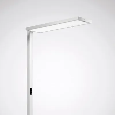TRILUX LED-Stehleuchte Tago S 95W 13500lm | dimmbar | 4000K neutralweiß | UGR<19 | aluminium weiß