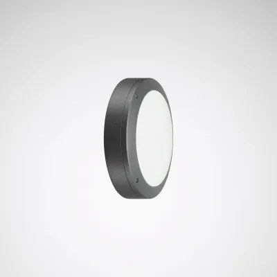 TRILUX LED-Decken- & Wandleuchte Skeo Circ 7112840 | IP65 | 1450lm | 13W | 265mm | einstellbar 3000/4000K | anthrazit