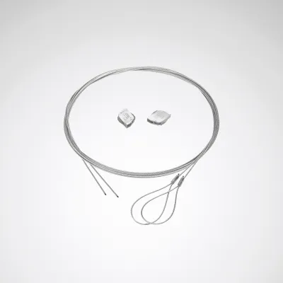 TRILUX Seilabhängung Tugra ZSST/2000 8118900 | Edelstahl | 2000 mm Länge | 10x10 mm | Zubehör für Leuchten